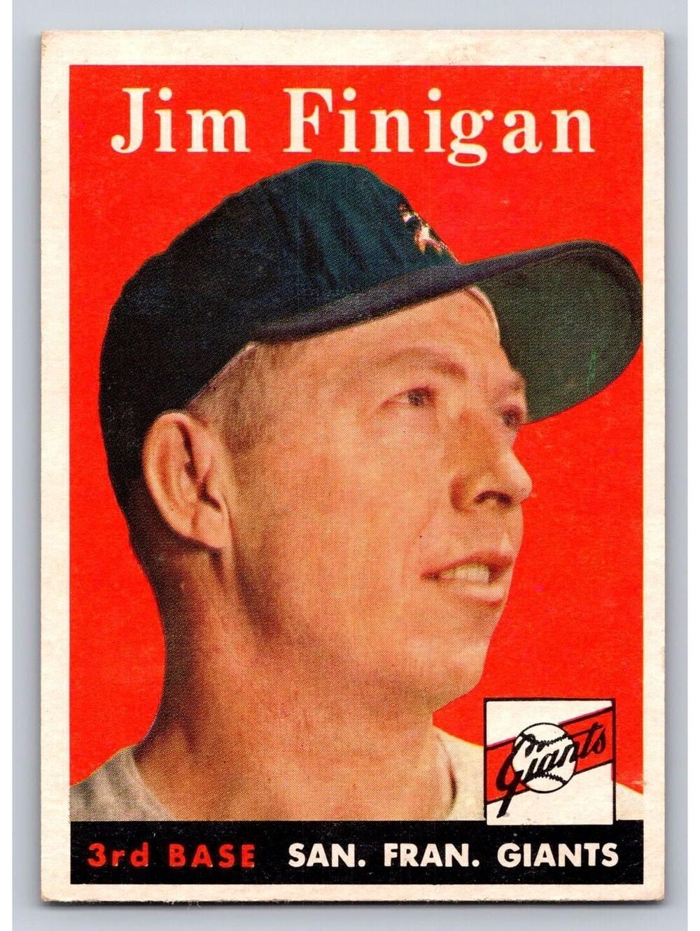 1958 Topps #136 Jim Finigan Baseball Card